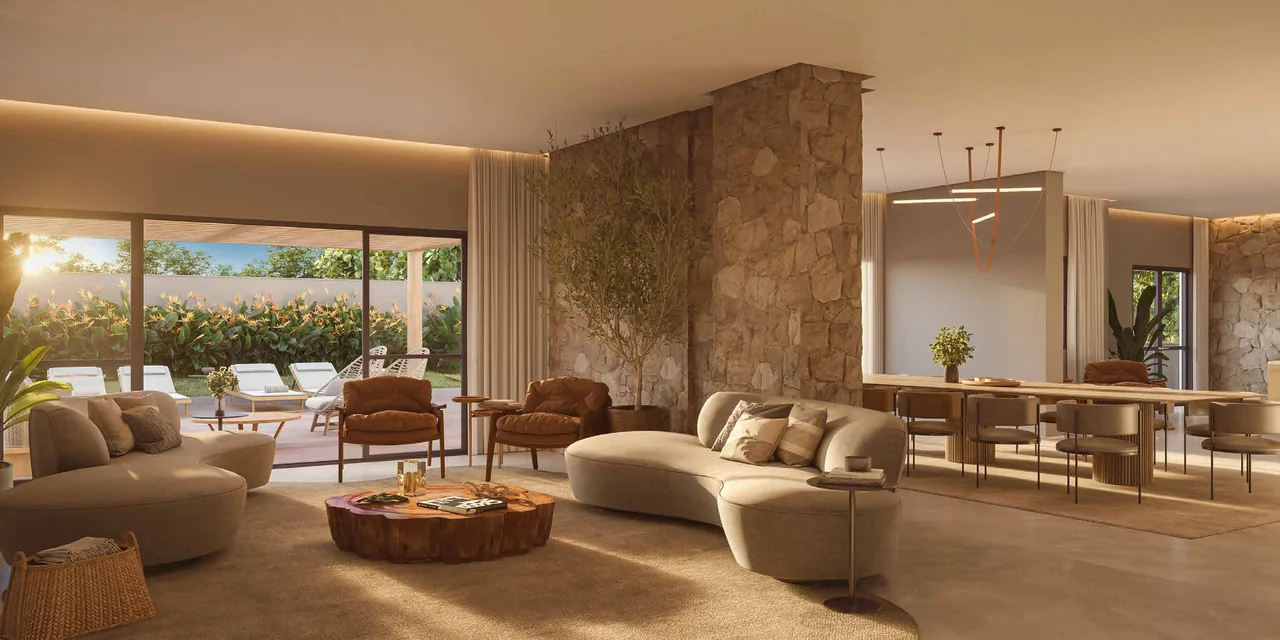 Perspectiva artística — Lounge da Casa de Campo, NID Alphaville