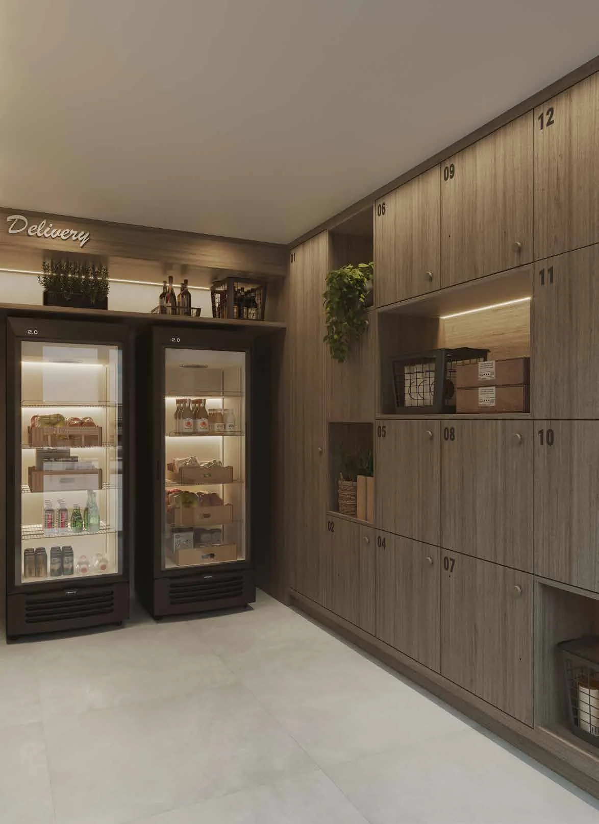 Perspectiva artística: Delivery store — NID Alphaville