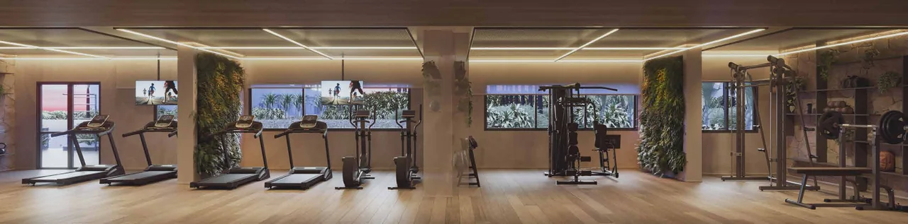 Perspectiva artística: Fitness center — NID Alphaville