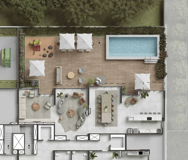 ImplantaÃÂ§ÃÂ£o ilustrativa: ImplantaÃÂ§ÃÂ£o ilustrativa ÃÂ· Casa de Campo Ã¢ÂÂ NID Alphaville