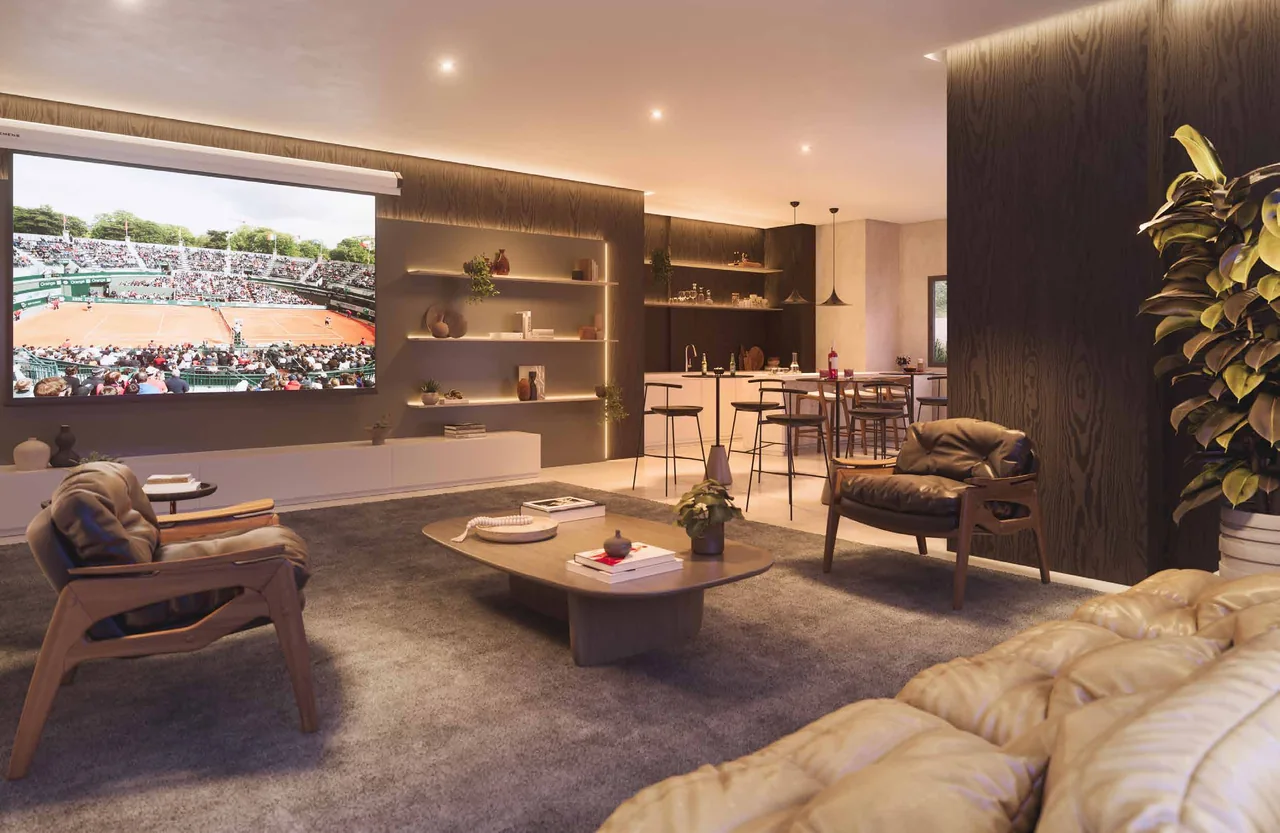 Perspectiva artística: Lounge bar — NID Alphaville