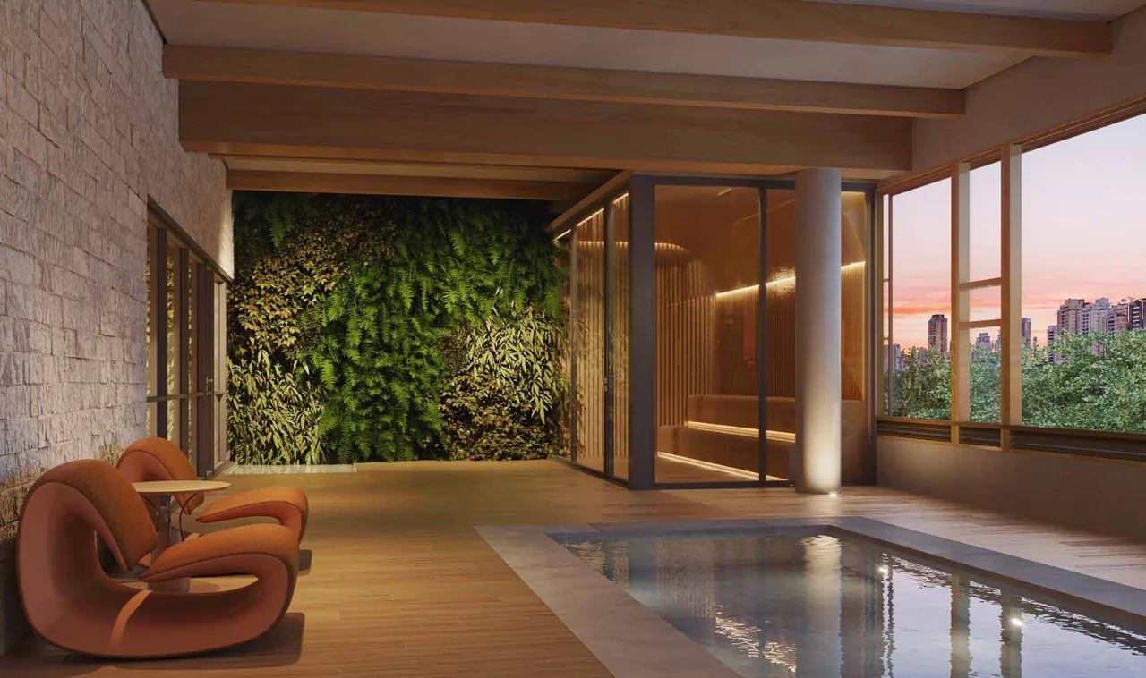 Perspectiva artística: Sauna seca — NID Alphaville