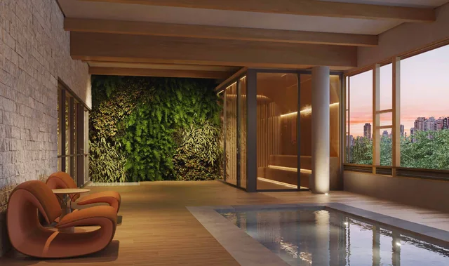 Perspectiva artÃÂ­stica: Sauna seca Ã¢ÂÂ NID Alphaville